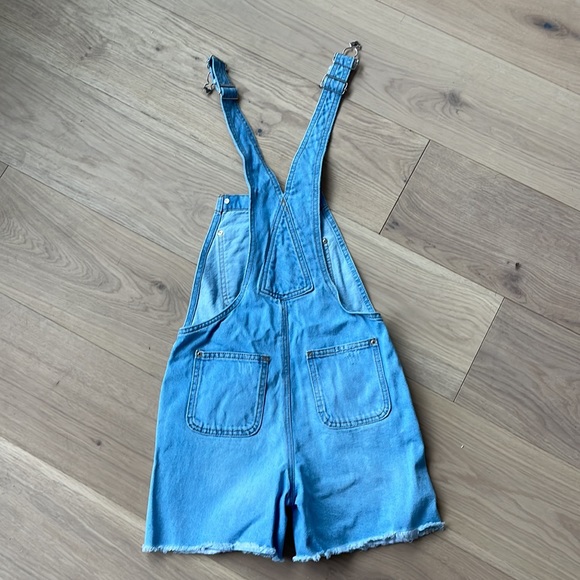 Zara jean overall shorts Size 10 Girl - Picture 5 of 5